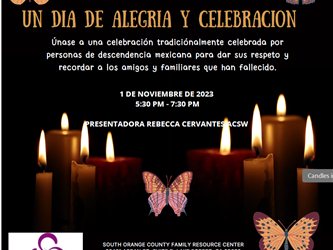 A Holiday of Joyful Celebration Spanish Flyer 