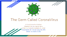 The germ called coronavirus